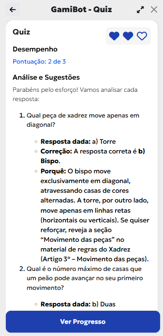 Geração de quiz