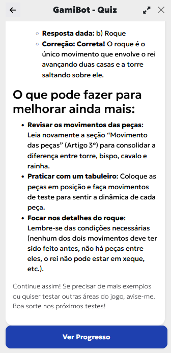 Geração de quiz